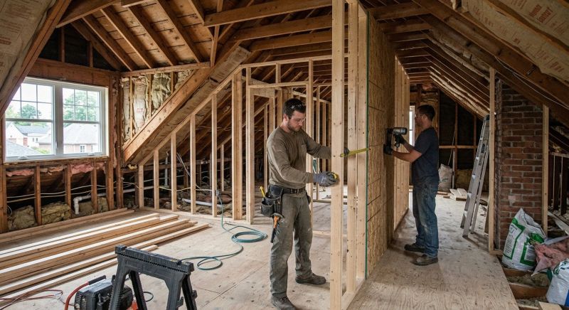 Attic Apartment Construction in Conroe, TX