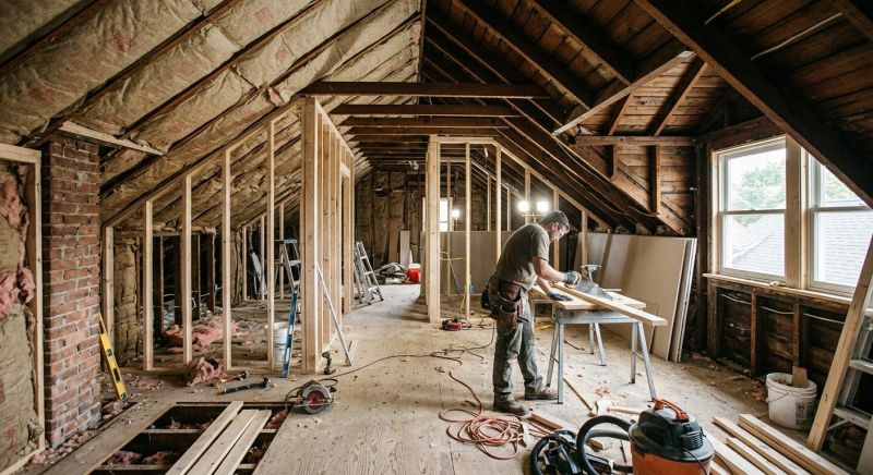 Attic Renovation in Alpharetta, GA