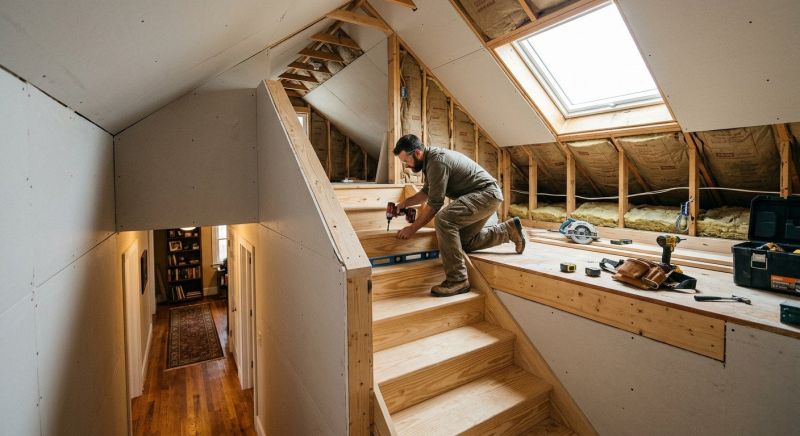 Attic Apartment Construction in Alpharetta, GA