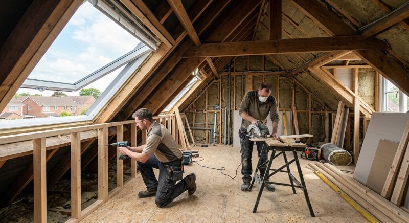 Attic Apartment Construction in Alpharetta, GA