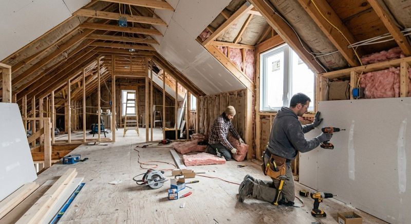 Attic Apartment Construction in Conroe, TX