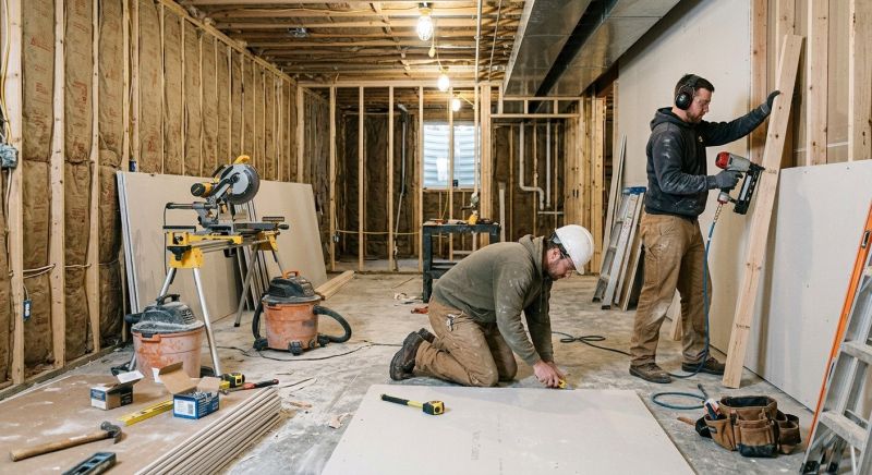 Basement Modification in Alpharetta, GA