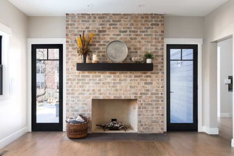 Renovated Fireplace Hearth