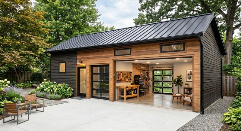 Garage Addition Construction in Alpharetta, GA