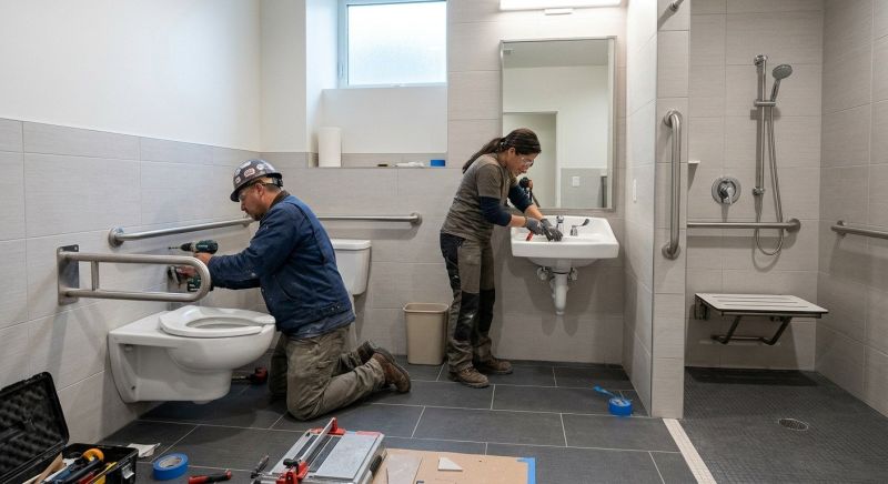 Handicap Bathroom Installation in Alpharetta, GA