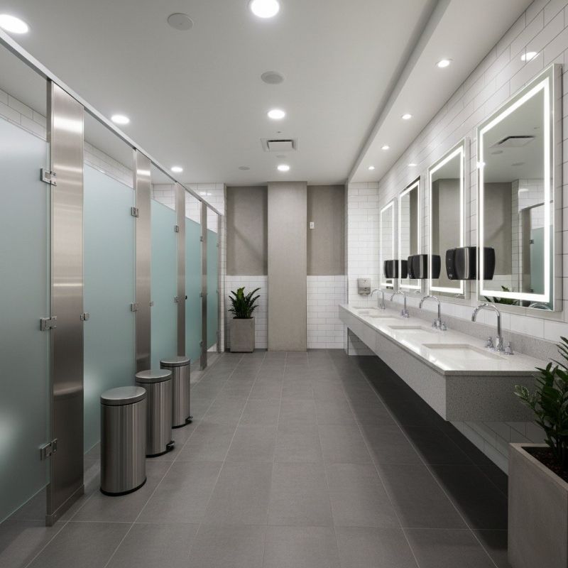 Industrial Bathroom Renovation in Arvada, CO