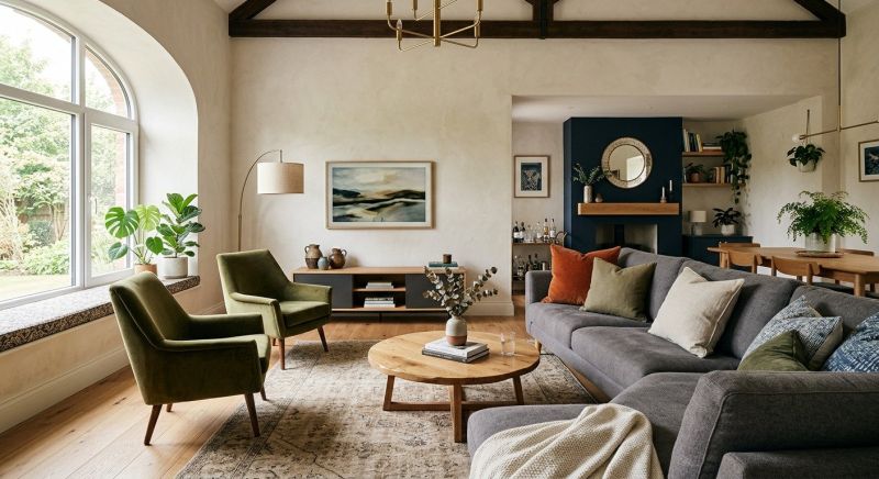 Living Room Renovation in Denver, CO