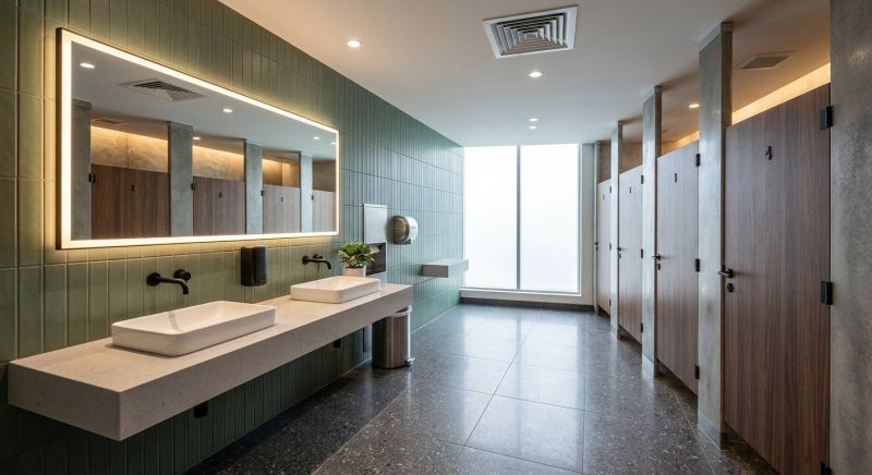 Office Restroom Renovation in Arvada, CO