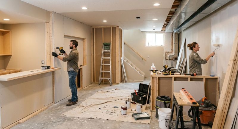 Rec Room Renovation in Conroe, TX